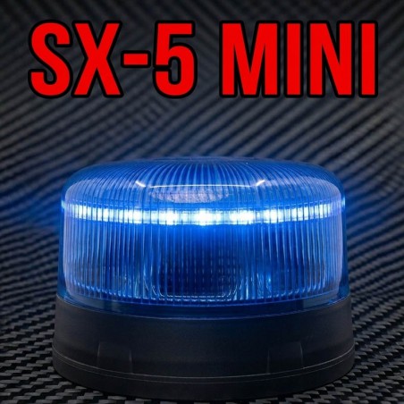 ROTATIVO LED SX-5 MINI CON ANILLO CRUCERO CE R65 CLASS II