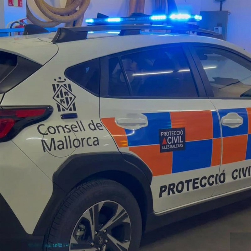 PUENTE LED 120CM TARGA CON 6 FUNCIONES + SIRENA + ALTAVOZ + BOTONERA