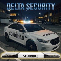 PUENTE DELTA SEGURIDAD CON CARTEL ILUMINADO 110CM
