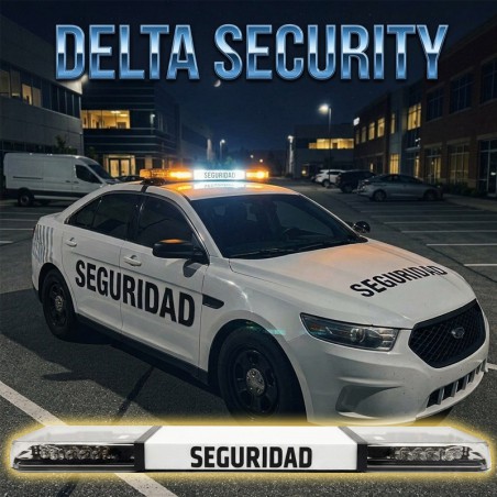 PUENTE DELTA SEGURIDAD CON CARTEL ILUMINADO 110CM